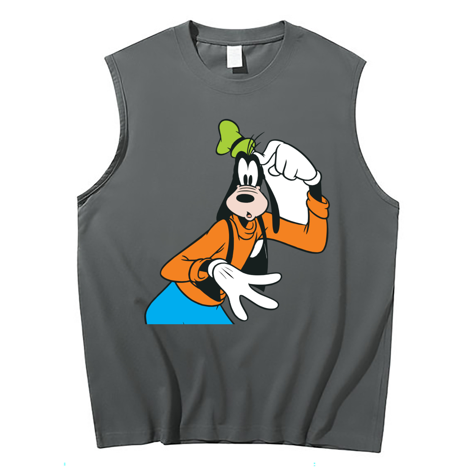 （画像用） ミッキーマウス Mickey Mouse コットン100％タンクトップ（フロントプリント）